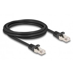 DELOCK καλώδιο RJ50 80188, S/FTP, 26 AWG, 2m, μαύρο POS-Barcode Scanners