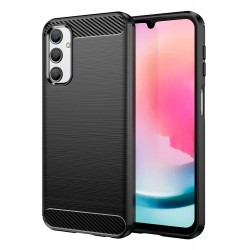 POWERTECH θήκη Carbon MOB-1852 για Samsung Galaxy A24, μαύρη Θήκες