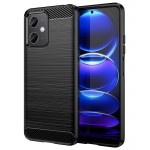 POWERTECH θήκη Carbon MOB-1848 για Xiaomi Note 12 5G/Poco X5, μαύρη Θήκες