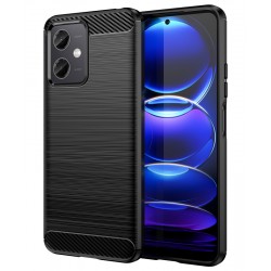 POWERTECH θήκη Carbon MOB-1848 για Xiaomi Note 12 5G/Poco X5, μαύρη Θήκες