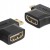 DELOCK αντάπτορας HDMI σε HDMI mini & micro 65446, gold plated, μαύρος