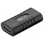 GOOBAY αντάπτορας USB-C 45401, θηλυκό σε θηλυκό, 5Gbit/s, μαύρος USB-C (Type-C)