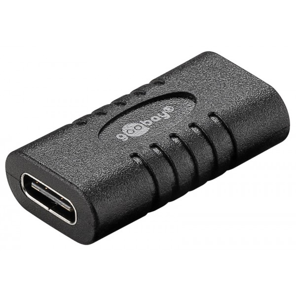 GOOBAY αντάπτορας USB-C 45401, θηλυκό σε θηλυκό, 5Gbit/s, μαύρος USB-C (Type-C)