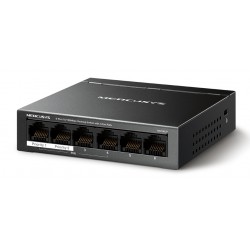 MERCUSYS Desktop Switch MS106LP, 6x 10/100 Mbps, PoE+, Ver. 1.0 Switches