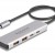 DELOCK USB hub 64230, 4x θυρών, 10Gbps, USB-C σύνδεση, γκρι