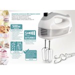 BRUNO μίξερ χειρός BRN-0110, 500W, 5 ταχύτητες & turbo, λευκό Μικροσυσκευές Κουζίνας