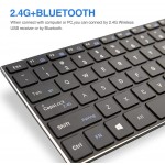 RIITEK ασύρματο πληκτρολόγιο RT721 με touchpad, Bluetooth & 2.4GHz Τηλεχειριστήρια & Πληκτρολόγια