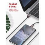 LDNIO καλώδιο USB-C σε USB LS442, 2.4A, 2m, γκρι USB-C (Type-C)