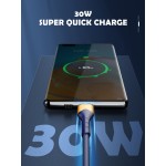 LDNIO καλώδιο USB-C σε USB LS801, 30W, 1m, λευκό USB-C (Type-C)