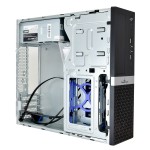 POWERTECH PC Case PT-1099 με 250W PSU, Micro-ATX, 356x102x338mm, μαύρο Κουτιά Υπολογιστών