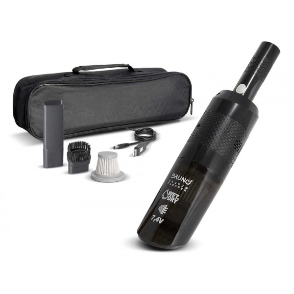 BRUNO σκουπάκι υγρών & στερεών BRN-0125, επαναφορτιζόμενο, φίλτρο HEPA Οικιακές Συσκευές