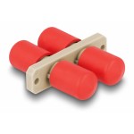 DELOCK σύνδεσμος οπτικής ίνας ST Duplex 87935, μπεζ Δίκτυο