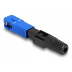 DELOCK σύνδεσμος οπτικής ίνας SC Simplex 87990, μαύρος Δίκτυο