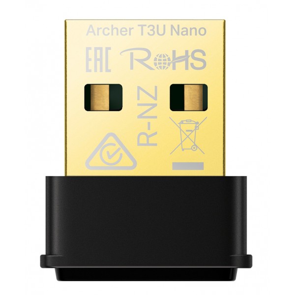 TP-LINK ασύρματος USB αντάπτορας δικτύου Archer T3U Nano, 1300Mbps, V.1 Κάρτες Δικτύου - USB Dongles