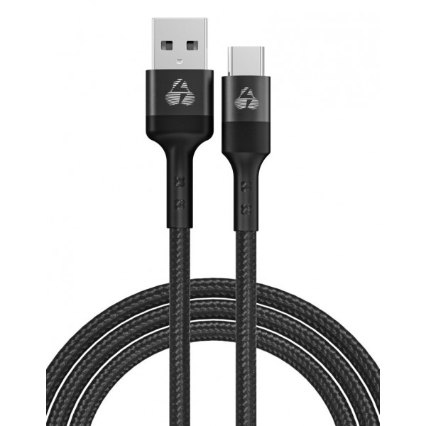 POWERTECH καλώδιο USB σε USB-C PTR-0129, PD 60W, copper, 60cm, μαύρο USB-C (Type-C)