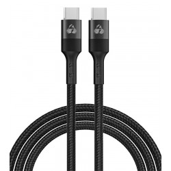 POWERTECH καλώδιο USB-C PTR-0131, PD 60W, copper, 60cm, μαύρο USB-C (Type-C)