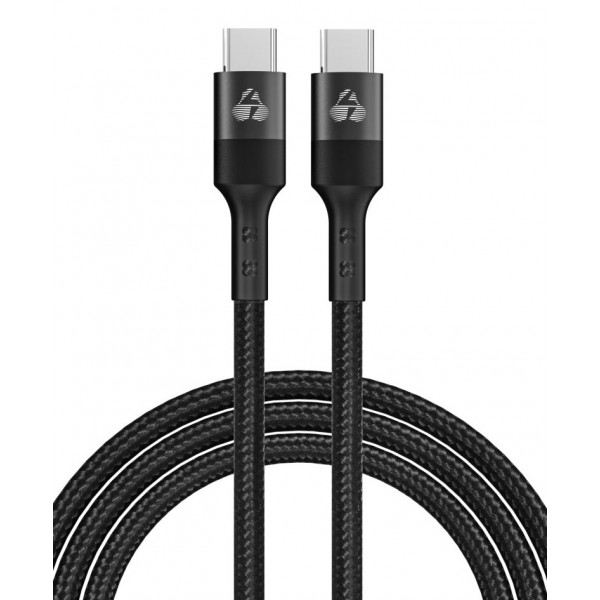 POWERTECH καλώδιο USB-C PTR-0133, PD 100W, copper, 60cm, μαύρο USB-C (Type-C)