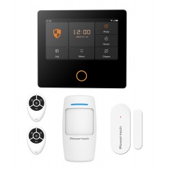 POWERTECH ασύρματο σύστημα συναγερμού PT-1125, αφής, Wi-Fi, 2G, TUYA Κεντρικοί Πίνακες