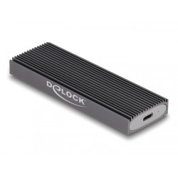DELOCK θήκη για M.2 NVMe PCIe/SATA SSD 42019, tool free, 10Gbps, μαύρη Θήκες & Trays Σκληρών Δίσκων