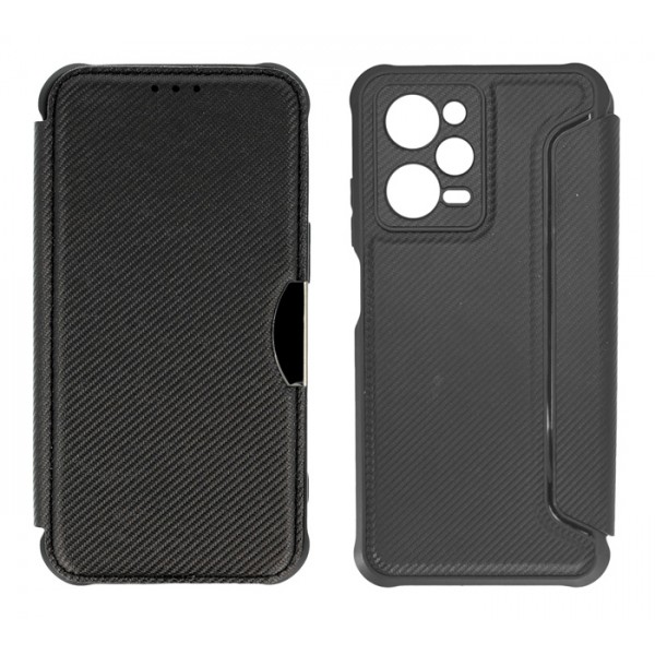 POWERTECH θήκη Razor Carbon MOB-1910, Xiaomi Note 12 Pro/X5 Pro, μαύρη Θήκες