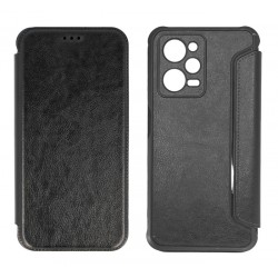 POWERTECH θήκη Razor Leather MOB-1914, Xiaomi Note 12 Pro/X5 Pro, μαύρη Θήκες