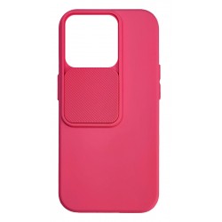 POWERTECH Θήκη Camshield Soft MOB-1887 για iPhone 15 Pro, ροζ Θήκες