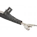 GOOBAY δεματικό καλωδίων 51924, πλαστικό, Φ20mm, 2.5m, μαύρο Τακτοποίηση Καλωδίων