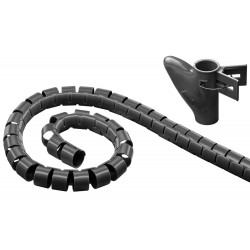 GOOBAY δεματικό καλωδίων 51924, πλαστικό, Φ20mm, 2.5m, μαύρο Τακτοποίηση Καλωδίων