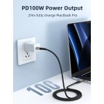 CABLETIME καλώδιο USB-C CT-CM100, 100W PD, 2m, μαύρο USB-C (Type-C)