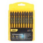 DELI μύτες κατσαβιδιού DL253202 για δράπανο, σταυρωτές, PH2x100mm, 10τμχ Κατσαβίδια