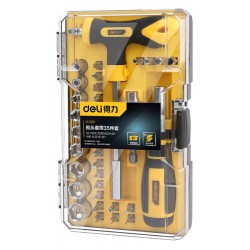 DELI σετ κατσαβίδια ακριβείας DL1129, 35τμχ Κατσαβίδια