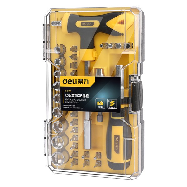 DELI σετ κατσαβίδια ακριβείας DL1129, 35τμχ Κατσαβίδια