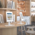 BRATECK επιτραπέζια βάση tablet PAD34-03, αντικλεπτική, 9.7-11", λευκή Θήκες - Βάσεις για Tablet