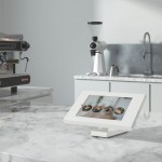 BRATECK επιτραπέζια βάση tablet PAD34-02, αντικλεπτική, 9.7-11", λευκή Θήκες - Βάσεις για Tablet