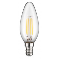 GOOBAY LED λάμπα candle 65390, E14, Filament, 4W, 2700K, 470lm Λάμπες