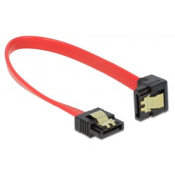DELOCK καλώδιο SATA 83977, γωνιακό, 6Gb/s, 20cm, κόκκινο Εσωτερικά PC