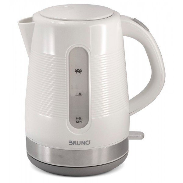 BRUNO βραστήρας νερού BRN-0142, 1.7L, 2200W, λευκό-γκρι Βραστήρες