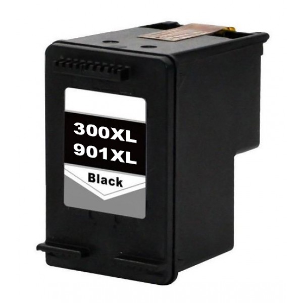 Συμβατό Inkjet για HP No 300XL/901XL, universal, 14ml, μαύρο ink HP