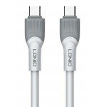 LDNIO καλώδιο USB-C σε USB-C LC601C, 100W PD, 1m, γκρι USB-C (Type-C)