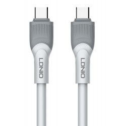LDNIO καλώδιο USB-C σε USB-C LC602C, 100W PD, 2m, γκρι USB-C (Type-C)