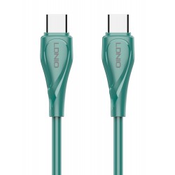 LDNIO καλώδιο USB-C σε USB-C LC611C, 65W PD, 1m, πράσινο USB-C (Type-C)