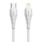 LDNIO καλώδιο Lightning σε USB-C LC611I, 30W PD, 1m, λευκό USB-C (Type-C)