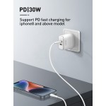 LDNIO καλώδιο Lightning σε USB-C LC611I, 30W PD, 1m, πράσινο USB-C (Type-C)