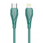 LDNIO καλώδιο Lightning σε USB-C LC611I, 30W PD, 1m, πράσινο USB-C (Type-C)