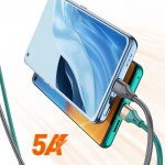 LDNIO καλώδιο USB-C σε USB-C LC631C, 65W PD, 1m, πράσινο USB-C (Type-C)