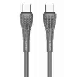 LDNIO καλώδιο USB-C σε USB-C LC671C, 65W PD, 1m, γκρι USB-C (Type-C)