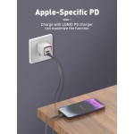 LDNIO καλώδιο Lightning σε USB-C LC671I, 30W PD, 1m, γκρι USB-C (Type-C)