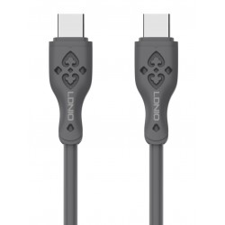 LDNIO καλώδιο USB-C σε USB-C LC811C, 65W PD, 1m, γκρι USB-C (Type-C)