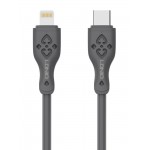 LDNIO καλώδιο Lightning σε USB-C LC811I, 30W PD, 1m, γκρι USB-C (Type-C)
