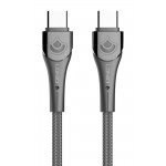 LDNIO καλώδιο USB-C σε USB-C LC861C, 65W PD, 1m, γκρι USB-C (Type-C)